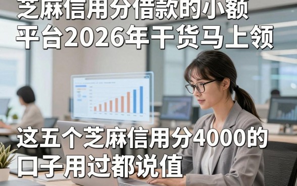 芝麻信用分借款的小额平台2026年干货马上领，这五个芝麻信用分4000的口子用过都说值