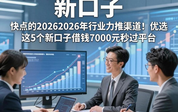 新口子,下款快点的20262026年行业力推渠道！优选​这5个新口子借钱7000元秒过平台