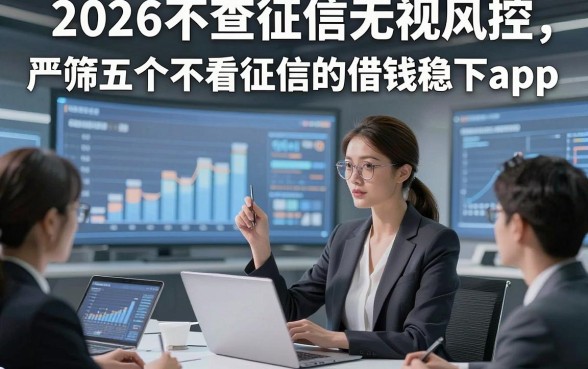 2026不查征信无视风控，严筛五个不看征信的借钱稳下app