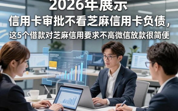 2026年展示​信用卡审批不看芝麻信用卡负债，这5个借款对芝麻信用要求不高微信放款app使用起来很简便