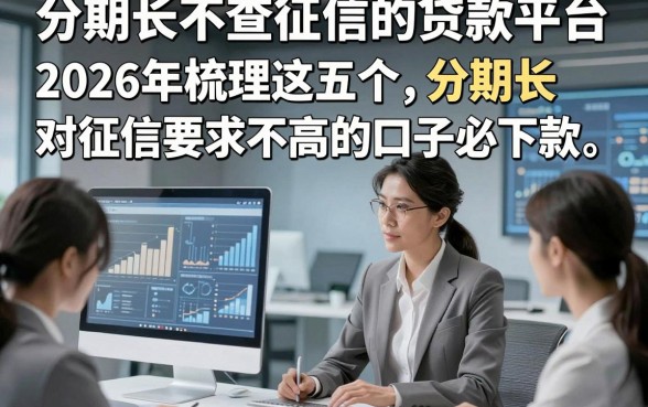 分期长不查征信的贷款平台，2026年梳理这五个分期长对征信要求不高的口子必下款
