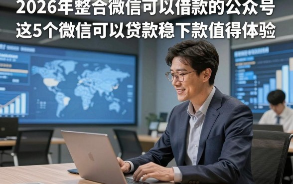2026年整合微信可以借款的公众号，这5个微信可以贷款稳下款的app确实值得体验