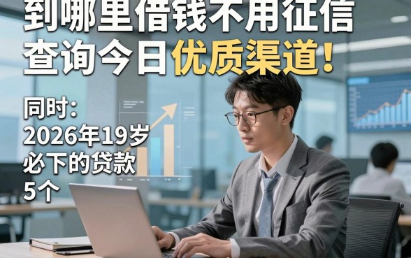 到哪里借钱不用征信查询今日优质渠道！同时汇集5个2026年19岁必下的贷款