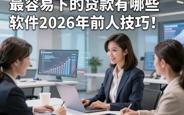 最容易下的贷款有哪些软件2026年前人技巧！评析这五个借款秒到账对条件要求不高的软件
