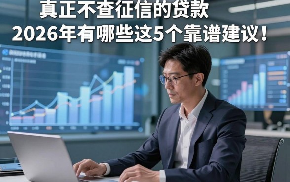 真正不查征信的贷款2026年有哪些这5个靠谱建议！本文为您隆重整合！