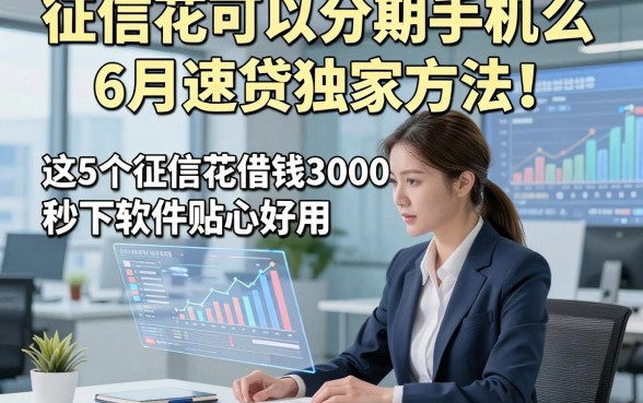 征信花可以分期手机么6月速贷独家方法！这5个征信花借钱3000秒下软件贴心好用