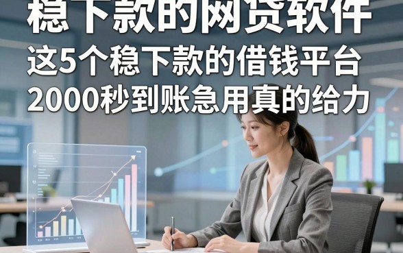 稳下款的网贷软件，这5个稳下款的借钱平台2000秒到账急用真的给力