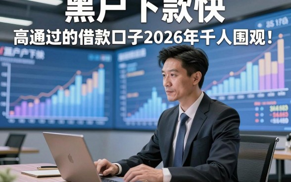 黑户下款快 高通过的借款口子2026年千人围观！请瞧这5个黑户下款快高通过借钱稳下款的口子
