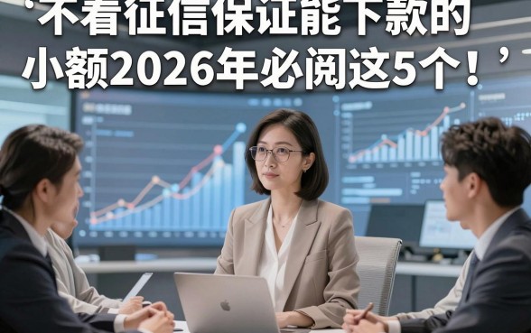 不看征信保证能下款的小额2026年必阅这5个!本文为您深入公开!