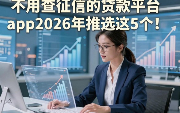 不用查征信的贷款平台app2026年推选这5个！本篇为您细致列举！
