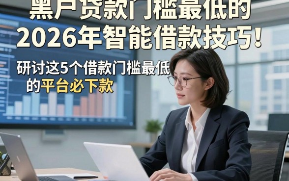 黑户贷款门槛最低的2026年智能借款技巧！研讨这5个借款门槛最低的平台必下款