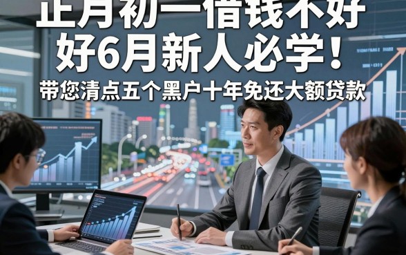 正月初一借钱不好6月新人必学！带您清点五个黑户十年免还大额贷款