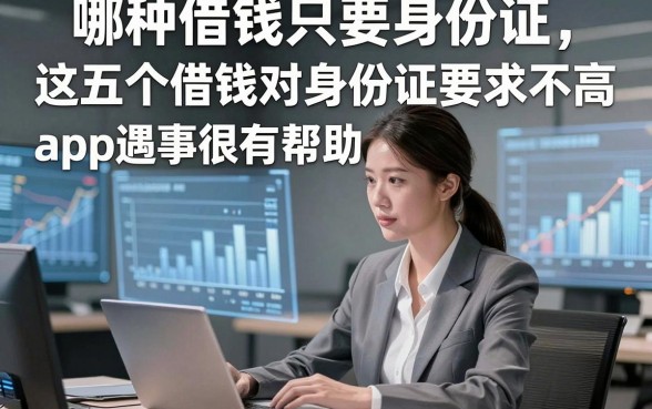 哪种借钱只要身份证，这五个借钱对身份证要求不高app遇事很有帮助