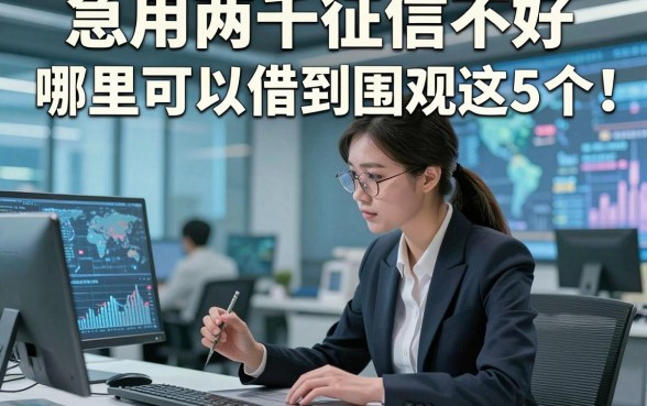 急用两千征信不好,哪里可以借到围观这5个​！本篇为您细致探索！