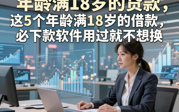 年龄满18岁的贷款，这5个年龄满18岁的借款必下款软件用过就不想换