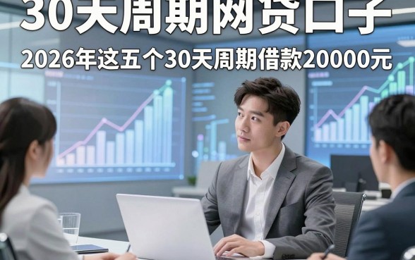 30天周期网贷口子，2026年这五个30天周期借款20000元要求不高口子操作省心不繁