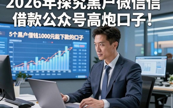 2026年探究黑户微信借款公众号高炮口子，带您评述5个黑户借钱1000元能下款的口子