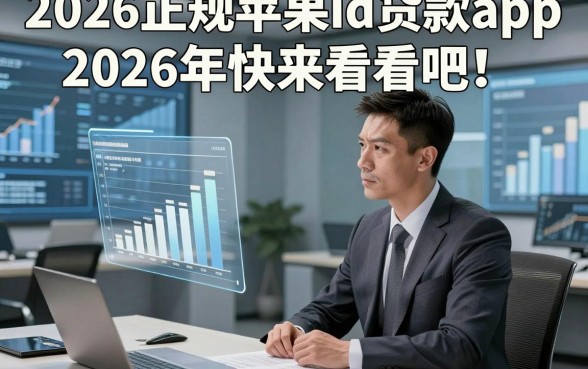 2026正规苹果id贷款app2026年快来看看吧！本文详述5个借款秒下款的平台