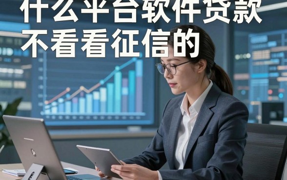 什么平台软件贷款不看征信的，整合这5个借款对征信要求不高口子必下款4500