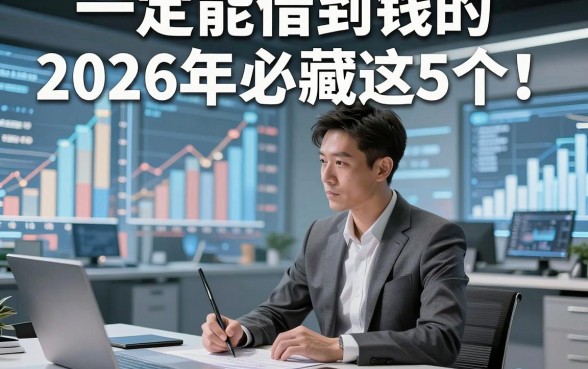 一定能借到钱的2026年必藏这5个！本篇为您细致讲述！