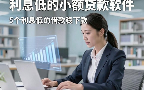 利息低的小额贷款软件，本文解析5个利息低的借款稳下款的平台