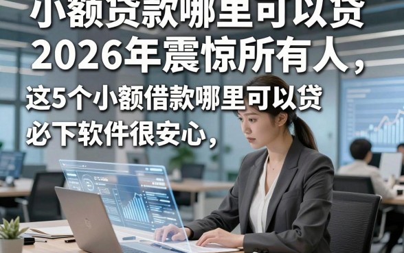 小额贷款哪里可以贷2026年震惊所有人，这5个小额借款哪里可以贷必下软件很安心