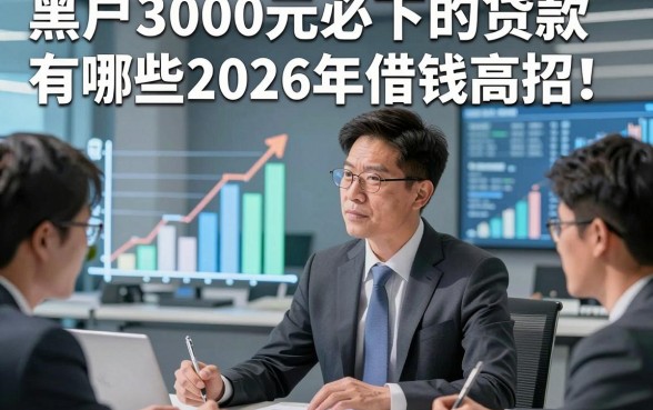 黑户3000元必下的贷款有哪些2026年借钱高招！本文剖析这5个借款3000秒到账的无视的平台