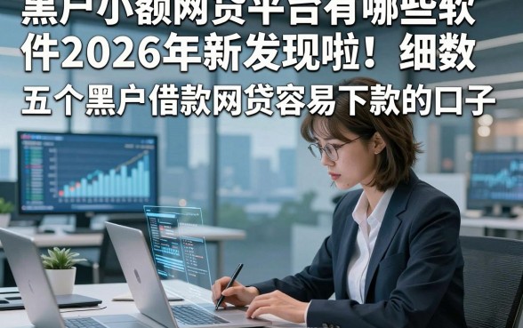黑户小额网贷平台有哪些软件2026年新发现啦！细数​五个黑户借款网贷容易下款的口子
