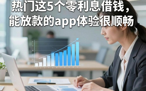 手机上零利息借钱，热门这5个零利息借款能放款的app体验很顺畅