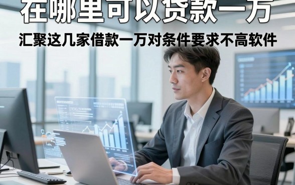在哪里可以贷款一万，汇聚这几家借款一万对条件要求不高软件