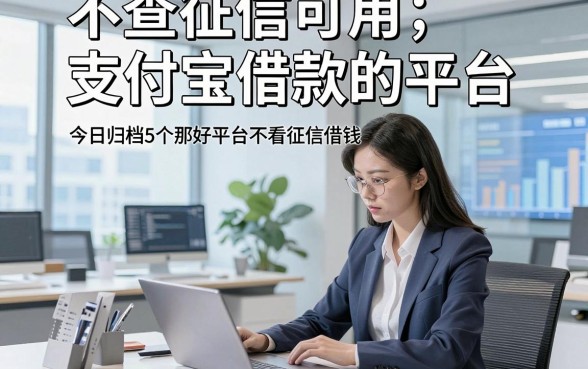 不查征信可用支付宝借款的平台，今日归档5个那好平台不看征信借钱