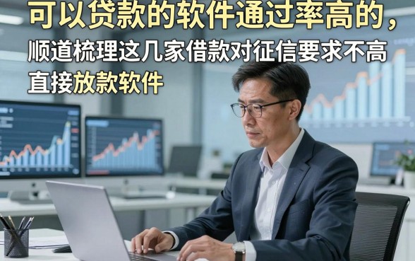 可以贷款的软件通过率高的,顺道梳理这几家借款对征信要求不高直接放款软件