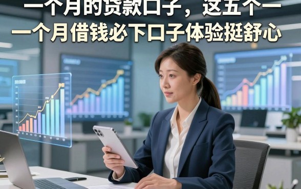 一个月的贷款口子，这五个一个月借钱必下口子体验挺舒心
