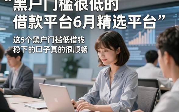 黑户门槛很低的借款平台6月精选平台，这5个黑户门槛低借钱稳下的口子真的很顺畅