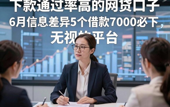 下款通过率高的网贷口子,6月信息差异5个借款7000必下无视的平台