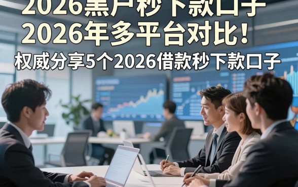 2026黑户秒下款口子2026年多平台对比！权威分享5个2026借款秒下款口子