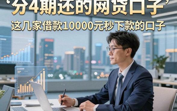 分4期还的网贷口子，优选​这几家借款10000元秒下款的口子