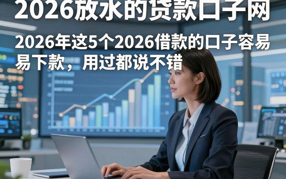 2026放水的贷款口子网，2026年这5个2026借款的口子容易下款用过都说不错