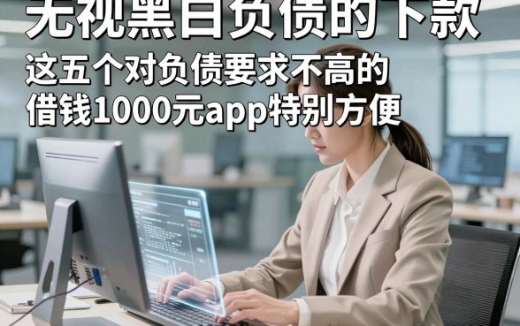 无视黑白负债的下款，这五个对负债要求不高的借钱1000元app特别方便