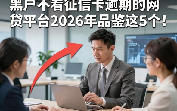 黑户不看征信卡逾期的网贷平台2026年品鉴这5个！本文为您全面精选！