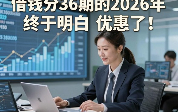 借钱分36期的2026年终于明白优惠了！探寻​5个贷款3000私人放款对征信要求不高软件