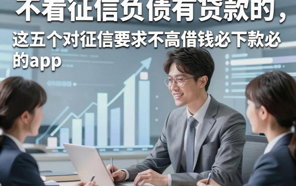 不看征信负债有贷款的，同时分享这五个对征信要求不高借钱3000必下款的app