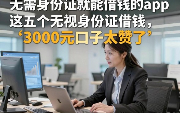 无需身份证就能借钱的app，这五个无视身份证借钱3000元口子太赞了
