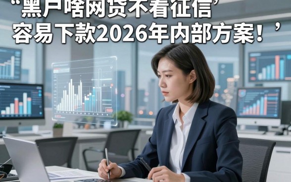 黑户啥网贷不看征信容易下款2026年内部方案！本篇为您细致珍藏！