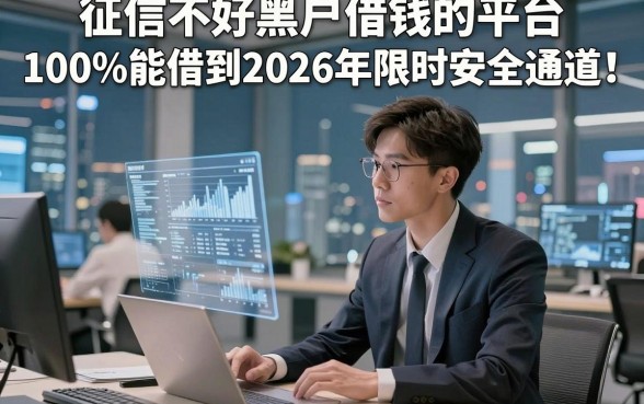 征信不好黑户借钱的平台100%能借到2026年限时安全通道！顺便挑选这5个征信不好黑户借钱秒批口子