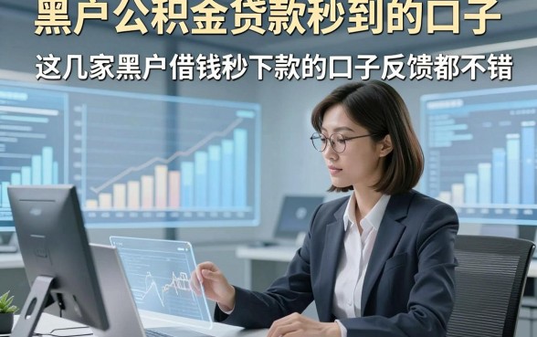 黑户公积金贷款秒到的口子，这几家黑户借钱秒下款的口子反馈都不错