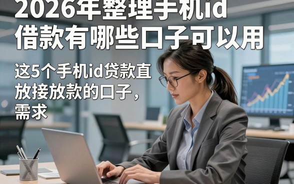 2026年整理手机id借款有哪些口子可以用，这5个手机id贷款直接放款的口子能应对临时需求