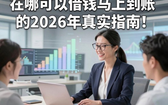 在哪可以借钱马上到账的2026年真实指南！探讨这5个借款对要求不高好下款的软件