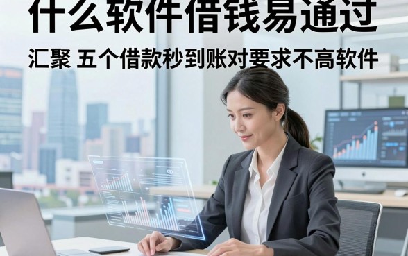 什么软件借钱易通过，汇聚​五个借款秒到账对要求不高软件