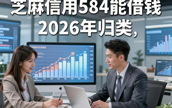 芝麻信用584能借钱，2026年归类​这5个芝麻信用584能贷款直接放款app